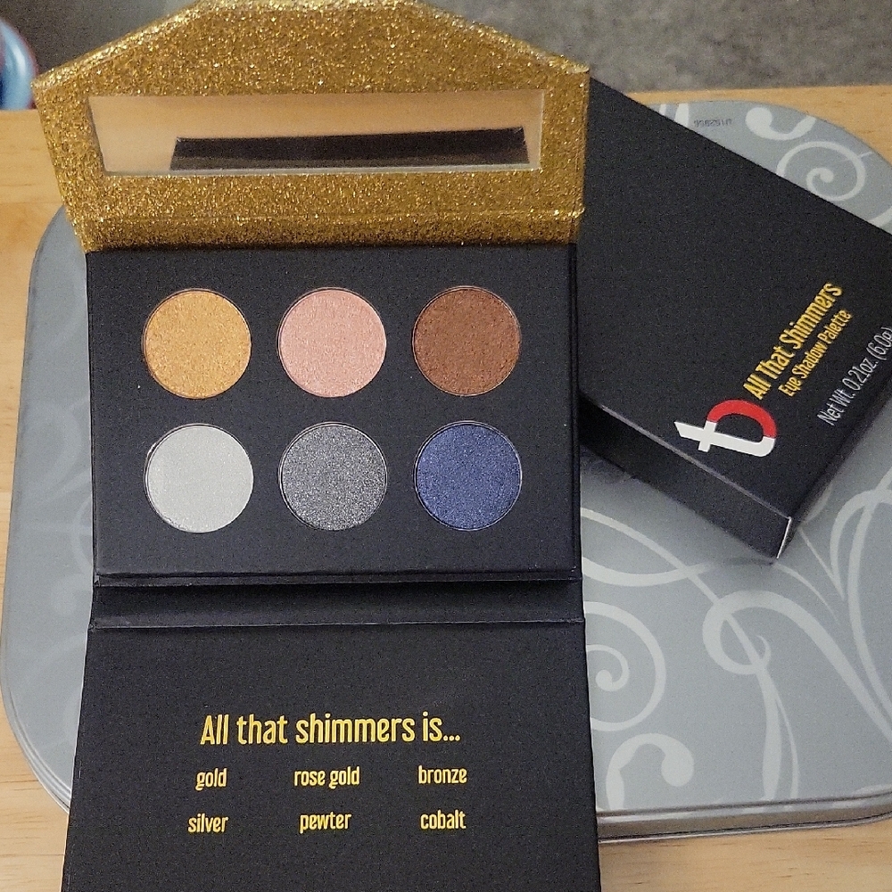 All That Shimmers Eyeshadow Palette - Gold, Rose Gold, Bronze